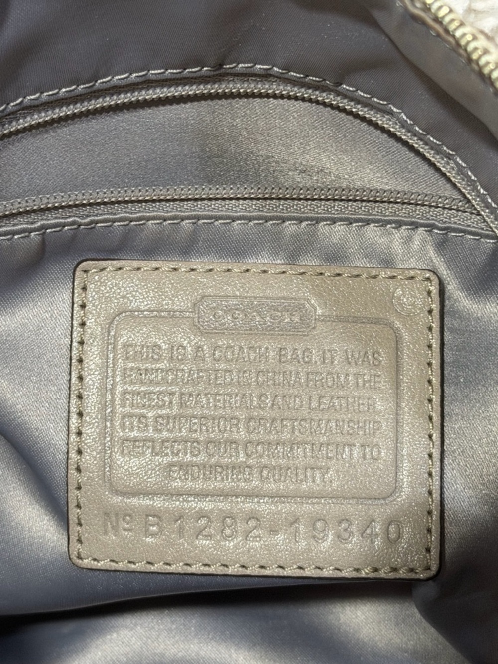 Coach Kristin Signature Hobo with Iridescent Sequins and Pink Charm - Picture 5 of 16